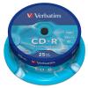Verbatim CD-R 700M/80min, 52x, Extra Protection, 25 pack. CD disk Verbatim CD-R využívá technologii MKM/Verbatim, která zajistí každou nahrávku v té nejvyšší kvalitě. Verbatim CD-R nabízí kapacitu 700 MB a maximální rychlost zápisu 52x. Díky vývojovému středisku společnosti Mitsubishi Chemical je zajištěna široká kompatibilita disků Verbatim, které tak jsou ideálním řešením pro sdílení počítačových dat, domácích videí, fotografií a hudby. 



