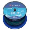 Verbatim CD-R 700M/80min, 52x, Extra Protection, 50 pack. CD disk Verbatim CD-R využívá technologii MKM/Verbatim, která zajistí každou nahrávku v té nejvyšší kvalitě. Verbatim CD-R nabízí kapacitu 700 MB a maximální rychlost zápisu 52x. Díky vývojovému středisku společnosti Mitsubishi Chemical je zajištěna široká kompatibilita disků Verbatim, které tak jsou ideálním řešením pro sdílení počítačových dat, domácích videí, fotografií a hudby. 


